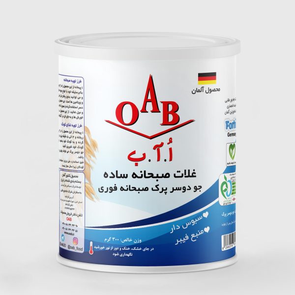 قوطی جو دوسر پرک صبحانه 300 گرمی oab