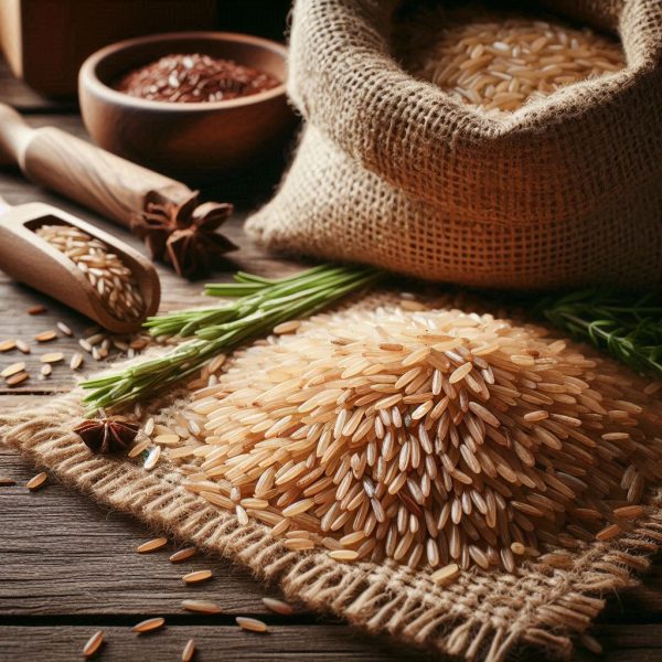 برنج قهوه ای سبوس دار 700 گرمی