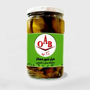 خیارشور ممتاز با سرکه سیب طبیعی